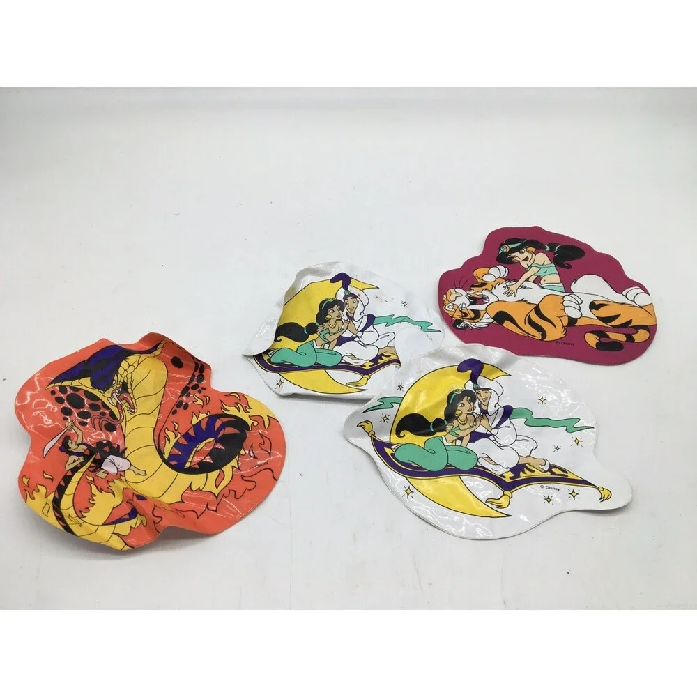 Aladdin Blow Ups Burger King 1994 Toys Blow Up Floats 2 Boxes READ Description